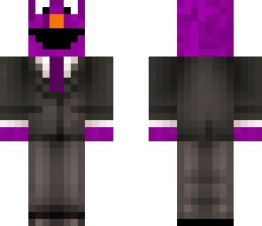 purple elmo in suit mc-alpha