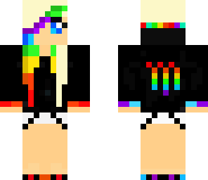 rainbow monster hoodie