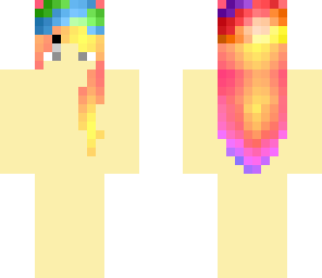 rainbow hair base