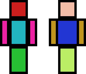 if a rainbow were in minecraft