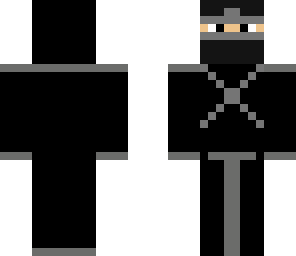 backwords black and grey ninja