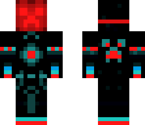 tron creeper blue and red