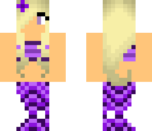 purple mermaid