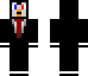 penguin in a tuxido