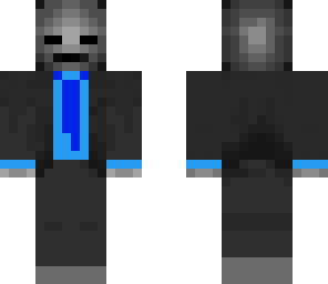 robot dj in suit