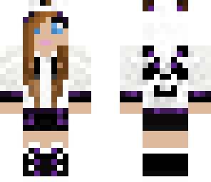 purple panda girl