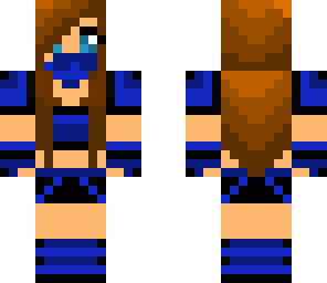 ninja girl - blue