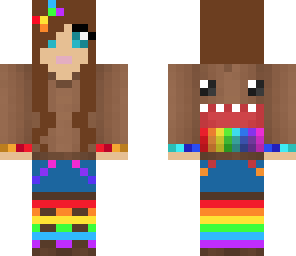 rainbow domo girl