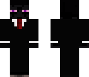 enderman in black tux