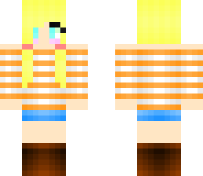 girl with pigtails