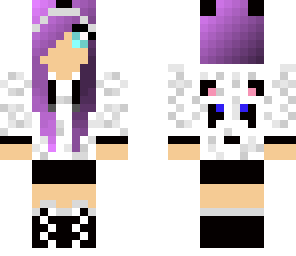 girl purple panda
