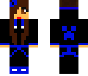 blue creeper girl