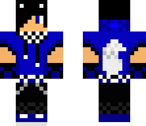 blue hoodie silver fox guy