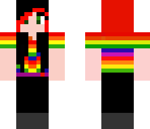rainbow creeper girl
