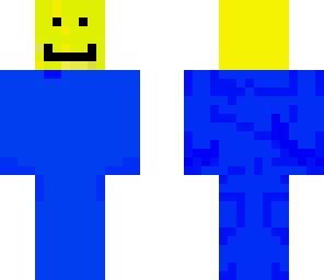 smiley blue man