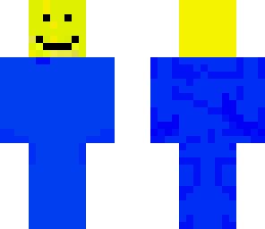 improvised smiley blue