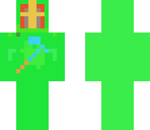 green axe  man