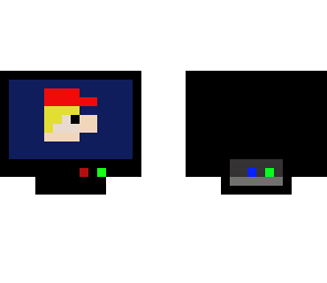 man inside the tv