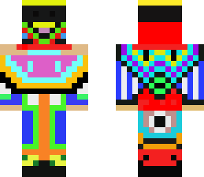 colorful superhero