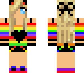rainbow hot girl