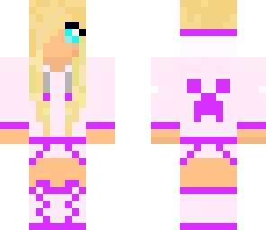 purple girl creeper