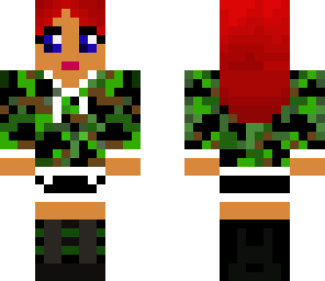 army hoodie girl