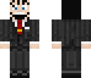striped suit