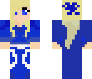 blue girl