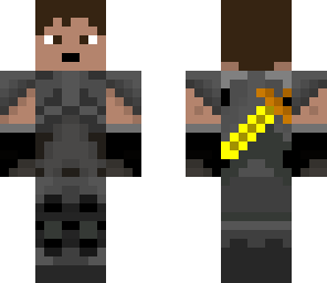 my warrior skin by blockiller56