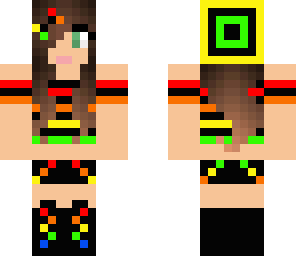 cute rainbow girl