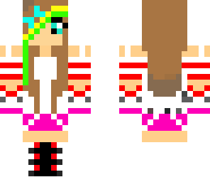 colorful female