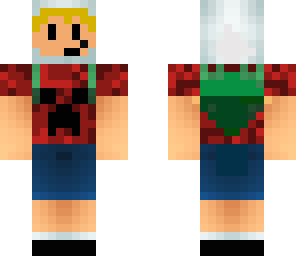 finn con remera roja de creeper