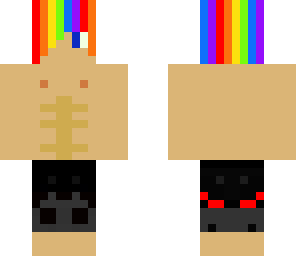 rainbow swimsuit