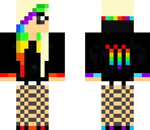 rainbow monster girl