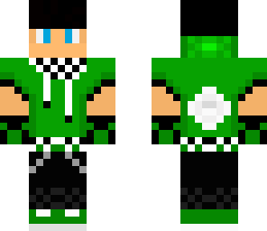green hoodie boy
