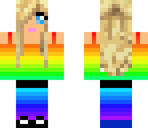 rainbow girl