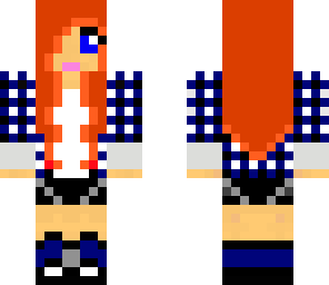 redhead plaid
