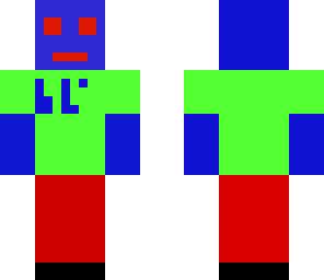 blue man