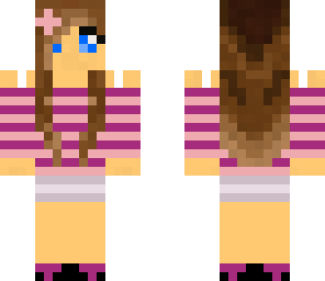 flowery pink girl