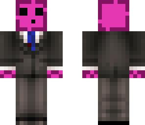 purple slime in a suit