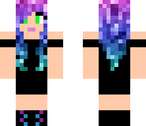 rainbow hair edit