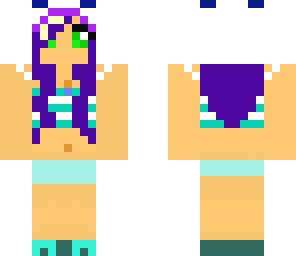 electric purple bikini