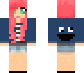cookie monster red head