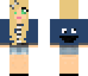 blonde cookie monster