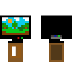 tv on book shelf