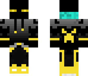 yellow cool enderman