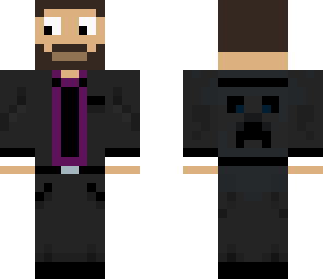 male suit with beard
