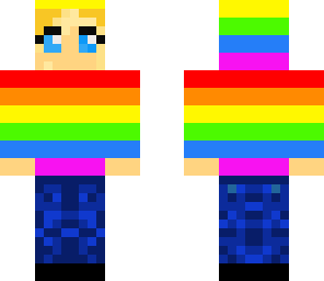 rainbow girl