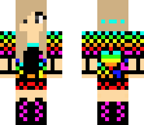 rainbow girl