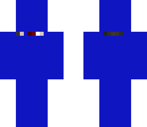 the blue man